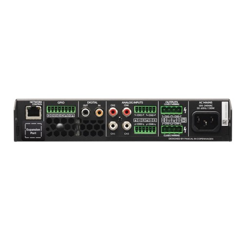 ​​BLAZE AUDIO POWERZONE™ CONNECT 254 – D-KLASĖS KETURIŲ KANALŲ GALIOS STIPRINTUVAS SU INTEGRUOTU DSP. GALIA:  4 X 60 W PRIE 4/8 Ω​  2 X 125 W PRIE 70/100 V. BENDRA SISTEMOS GALIA: 250 W. 