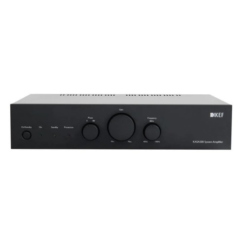 KEF KASA500 AMPLIFIER D KLASĖS STIPRINTUVAS, GALIA: 250 W (RMS, 4 Ω), 500 W (RMS, TILTINIS, 8 Ω), DAŽNIŲ DIAPAZONAS: 40 HZ – 140 HZ  