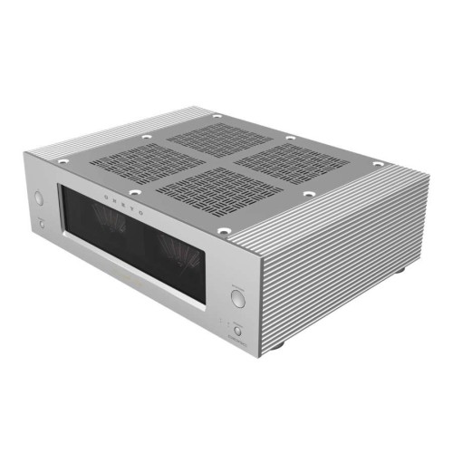 ONKYO M-80 GALIOS STIPRINTUVAS, GALIA: 150W (8Ω, 1KHZ, THD 0.7%, 2CH DRIVEN)  AB KLASĖS STIPRINTUVAS 