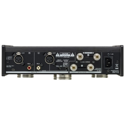 TEAC AP-505 - AUKŠTOS KLASĖS STEREO GALIOS STIPRINTUVAS,  GALIA:  130 W + 130 W (4 Ω, 1 KHZ, JEITA).  90 W + 90 W (8 Ω, 1 KHZ, JEITA).  250 W (8 Ω, BTL REŽIMU) 