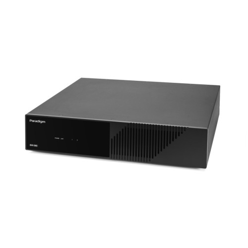 PARADIGM SVX-1202, UNIVERSALUS 2-KANALIŲ D-KLASĖS GARSO STIPRINTUVAS, GALI TIEKTI 600 W GALIOS Į 8 OMŲ APKROVAS IR 1200 W Į 4 OMŲ APKROVAS 