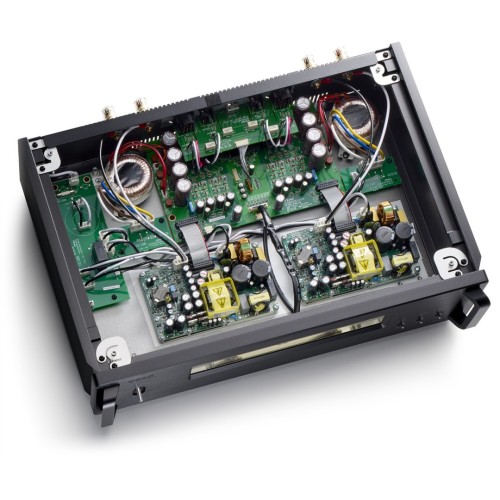 TEAC AP-701 - AUKŠTOS KOKYBĖS D - KLASĖS STEREO GALIOS STIPRINTUVAS,  GALIA:  260 W + 260 W Į 4 Ω.  170 W + 170 W Į 8 Ω. DAŽNIŲ DIAPAZONAS: 10 HZ – 50 KHZ (+0 / –6 DB).​ 