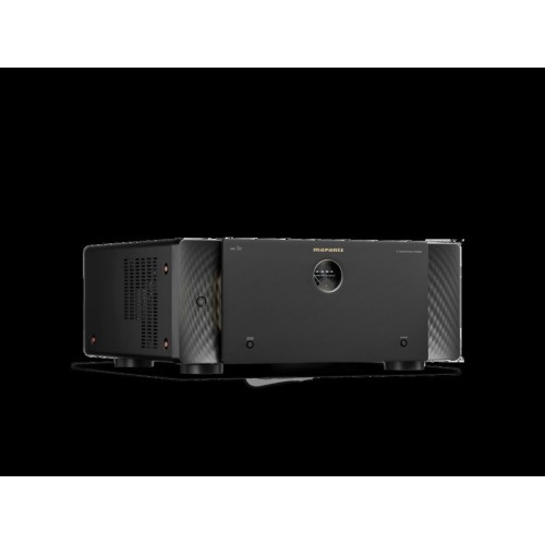MARANTZ AMP 20 – AUKŠČIAUSIOS KLASĖS 12 KANALŲ GALIOS STIPRINTUVAS. GALIA:  200 W RMS Į 8 OMŲ APKROVĄ (1 KHZ, 0,05% THD, 2 KANALAI)  400 W RMS Į 8 OMŲ APKROVĄ (BTL REŽIMU)  400 W RMS Į 4 OMŲ APKROVĄ 