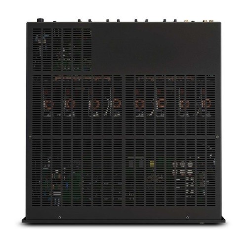 MCINTOSH MI128 – AUKŠTOS KLASĖS 8 KANALŲ GALIOS STIPRINTUVAS. GALIA: 120 W VIENAM KANALUI PRIE 8 OMŲ, 150 W VIENAM KANALUI PRIE 4 OMŲ. DAŽNIŲ JUOSTA: +0, -0,5 DB NUO 20 HZ IKI 20 000 HZ. 