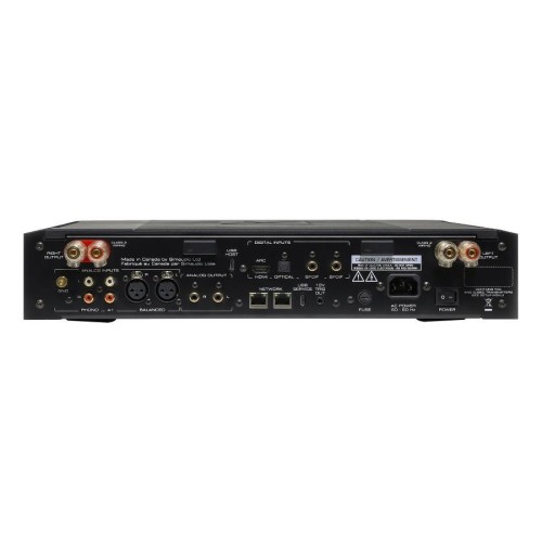 MOON 371 AUKŠTOS KLASĖS VISKAS VIENAME INTEGRUOTAS STIPRINTUVAS SU TINKLO GROTUVU, HDMI EARC, GALIA:  200W / 4 OHM, THD: 0.003%