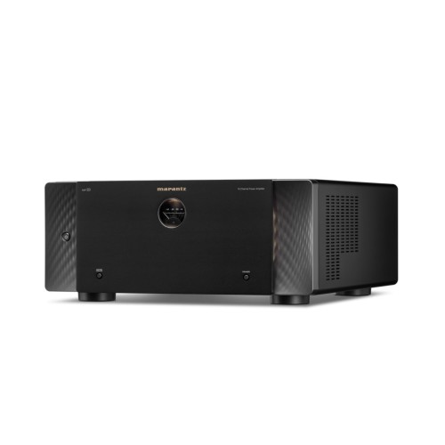 MARANTZ AMP 10 16-KANALŲ D-KALSĖS GALIOS STIPRINTUVAS. GALIA: 200 W (8Ω, 2 KANALAI AKTYVŪS) 400 W (4Ω, 2 KANALAI AKTYVŪS) 16 X 200 W (KAI VISI KANALAI AKTYVŪS, 8Ω, 1 KHZ, THD 1%), DAŽNIŲ DIAPAZONAS: 5 HZ – 100 KHZ (+0 DB, -1 DB) 