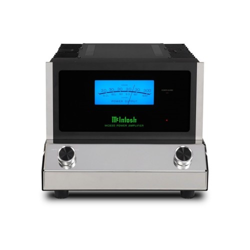 MCINTOSH MC830 – AUKŠTOS KLASĖS 1 KANALO GALIOS STIPRINTUVAS. GALIA: 300 W VIENAM KANALUI PRIE 2, 4 ARBA 8 OMŲ APKROVOS. DAŽNIŲ JUOSTA: +0, -0,25 DB NUO 20 HZ IKI 20 000 HZ. 