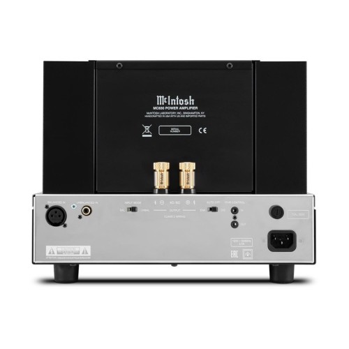 MCINTOSH MC830 – AUKŠTOS KLASĖS 1 KANALO GALIOS STIPRINTUVAS. GALIA: 300 W VIENAM KANALUI PRIE 2, 4 ARBA 8 OMŲ APKROVOS. DAŽNIŲ JUOSTA: +0, -0,25 DB NUO 20 HZ IKI 20 000 HZ. 