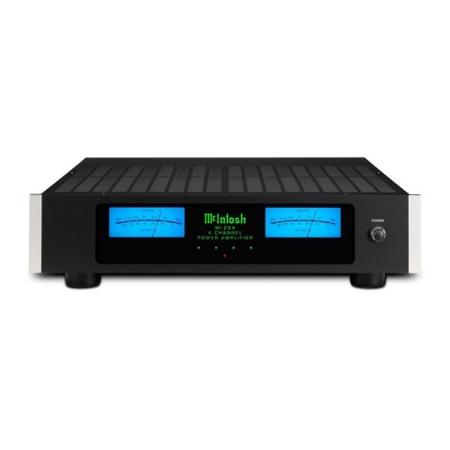 MCINTOSH MI254 – AUKŠTOS KLASĖS 4 KANALŲ GALIOS STIPRINTUVAS. GALIA: 250 W VIENAM KANALUI PRIE 8 OMŲ, 300 W VIENAM KANALUI PRIE 4 OMŲ. DAŽNIŲ JUOSTA: +0, -0,5 DB NUO 20 HZ IKI 20 000 HZ. 