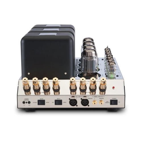 MCINTOSH MC275 – AUKŠTOS KLASĖS 2 KANALŲ LEMPINIS GALIOS STIPRINTUVAS. GALIA: 75 W VIENAM KANALUI PRIE 2, 4 ARBA 8 OMŲ APKROVOS. DAŽNIŲ JUOSTA: +0, -0,5 DB NUO 20 HZ IKI 20 000 HZ. 