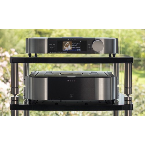 MOON 761 AUKŠTOS KLASĖS 2 KANALŲ GALIOS STIPRINTUVAS. GALIA: 2X400 W  