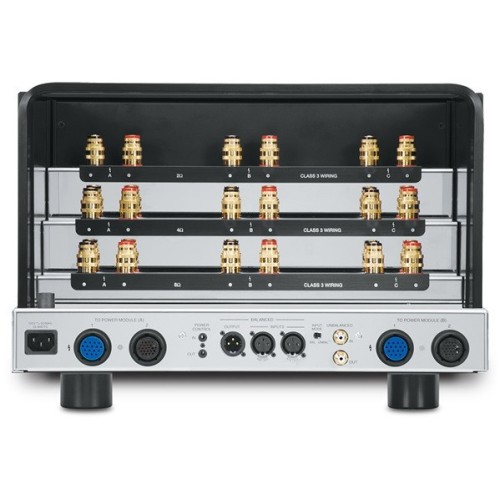 ​MCINTOSH MC2KW – AUKŠTOS KLASĖS MONOFONINIS GALIOS STIPRINTUVAS. GALIA: 2 000 W PRIE 2, 4 ARBA 8 OMŲ APKROVOS. ĮĖJIMAI:  1 SUBALANSUOTAS XLR, 1 NESUBALANSUOTAS RCA. 