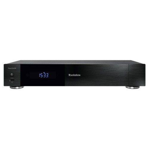 R_VOLUTION PLAYERONE 4K UHD MEDIA PLAYER – AUKŠTOS KLASĖS TINKLO GROTUVAS SU 4K HDR PALAIKYMU. REZOLIUCIJA / VAIZDO FORMATAI: 4K UHD (2160P 60/50/30/25/24 HZ), FULL HD, SD; PALAIKO HDR10, HDR10+, DOLBY VISION 