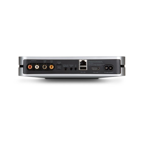 BLUESOUND NODE X, BELAIDIS TINKLO GROTUVAS DAC: ESS 9028Q2M, HDMI (ARC IR EARC) PALAIKYMAS, AIRPLAY 2, SPOTIFY CONNECT, TIDAL CONNECT PALAIKYMAS, AMAZON ALEXA SKILLS IR ACTIONS ON GOOGLE PALAIKYMAS 