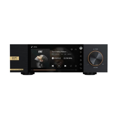 EVERSOLO DMP-A6 (MASTER EDITION), TINKLO GROTUVAS 6″ LCD JUTIKLINIS EKRANAS, DAC: 2 X ES 9038Q2M, XMOS XU316 AUDIO PROCESORIUS 