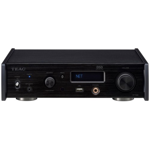 ​TEAC NT-505-X - AUKŠTOS KLASĖS USB DAC IR TINKLO GROTUVAS,  PALAIKOMI FORMATAI:  DSD: IKI DSD512 (22,5 MHZ).  PCM: IKI 768 KHZ / 32 BITŲ 