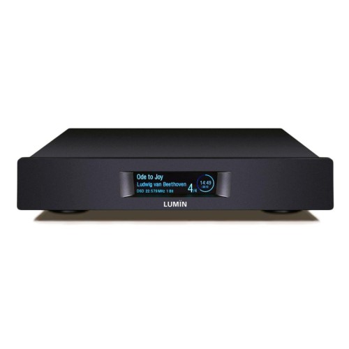 LUMIN U2 TINKLO TRANSPORTAS DSD512 PCM768, DSD256 UPSAMPLING'AS, VISŲ POPULIARIAUSIŲ MUZIKOS TRANSLIAVIMO SERVISŲ PALAIKYMAS 