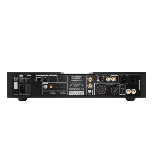 NAIM NSC 222, PRADINIS STIPRINTUVAS AIRPLAY 2, GOOGLE CAST, SPOTIFY, TIDAL IR KITŲ SERVISŲ PALAIKYMAS, TOSLINK, RCA, BNC JUNGTYS, VALDYMAS PER APLIKACIJĄ 