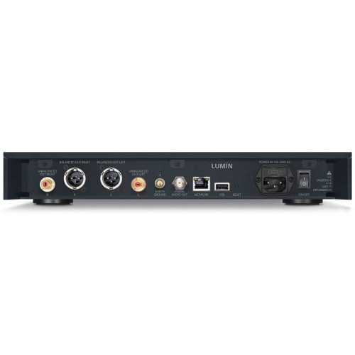 LUMIN X1 TINKLO GROTUVAS ES9038PRO SABRE DAC. DSD512 22.6MHZ, PCM 768KHZ. INTEGRUOTI SPOTIFY, TIDAL, QOBUZ, MQA, TINEIN, ROON READY, AIRPLAY SERVISAI 