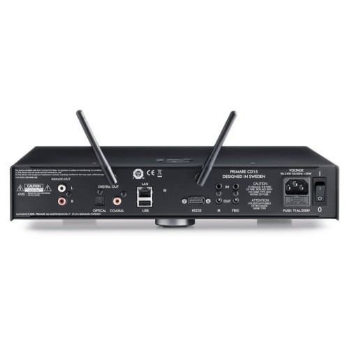 PRIMARE CD15 PRISMA CD BEI TINKLO GROTUVAS AIRPLAY 2, BLUETOOTH®, ROON READY* IR SPOTIFY CONNECT® WI-FI, BLUEOOTH 