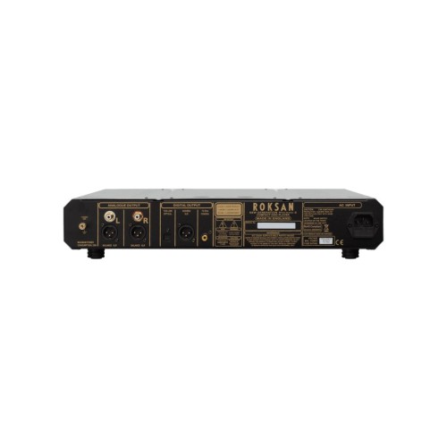 ROKSAN CASPIAN CD PLAYER, CD GROTUVAS AUKŠTOS KOKYBĖS PCM1798 24 BITŲ / 192 KHZ DAC, OPTINĖ TOSLINK SKAITMENINĖ ĮVESTIS, 75 OMŲ PAAUKSUOTA RCA SKAITMENINĖ ĮVESTIS 