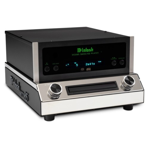 ​​MCINTOSH MCD85 – AUKŠTOS KLASĖS SACD/CD DVIEJŲ KANALŲ GROTUVAS. DAC TIPAS: 8 KANALŲ, 32 BITŲ PCM/DSD, KVADRATINĖ SUBALANSUOTA. SKAITMENINĖS ĮVESTYS:  2 KOAKSIALINĖS IR 2 OPTINĖS SKAITMENINĖS ĮVESTYS  PALAIKO PCM SIGNALUS IKI 192 KHZ.  