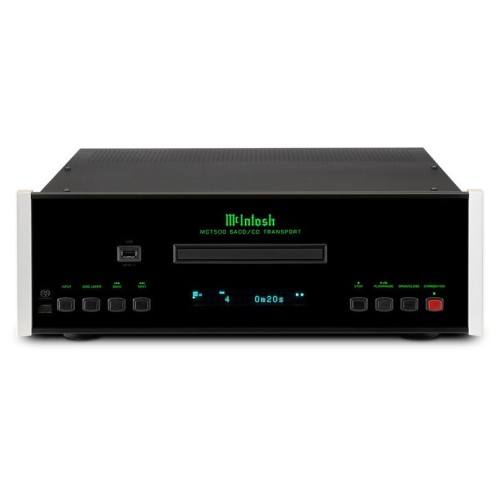 ​MCINTOSH MCT500 – AUKŠTOS KLASĖS 2 KANALŲ SACD/CD TRANSPORTERIS. SKAITMENINIO IŠĖJIMO MĖGINIŲ ĖMIMO DAŽNIS:  MCT: IKI 24-BITŲ/96KHZ (CD); DSD128 (SACD IR DUOMENŲ DVD).  