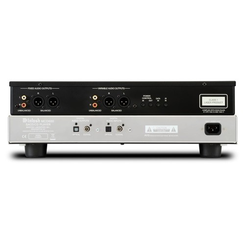 ​MCINTOSH MCD600 – AUKŠTOS KLASĖS 2 KANALŲ SACD/CD GROTUVAS. DAŽNIŲ DIAPAZONAS:  SACD: 4 HZ – 40 KHZ (+0,5 DB / -2 DB). CD: 4 HZ – 20 KHZ (±0,5 DB). DUOMENŲ DISKAI: 4 HZ – 40 KHZ (+0,5 DB / -2 DB).  