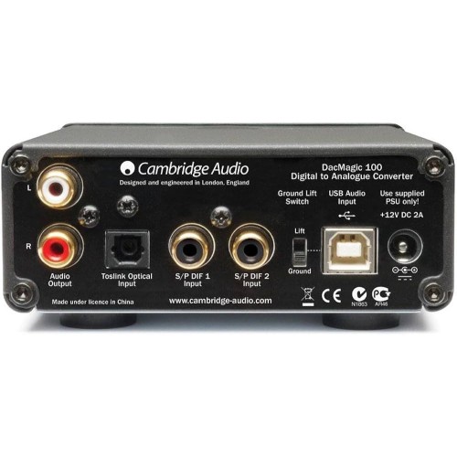 CAMBRIDGE AUDIO DACMAGIC 100 KONVERTERIS SKAITMENINIS Į ANALOGINĮ, DAŽNIŲ JUOSTA 20HZ - 20KHZ (±0.1DB) 