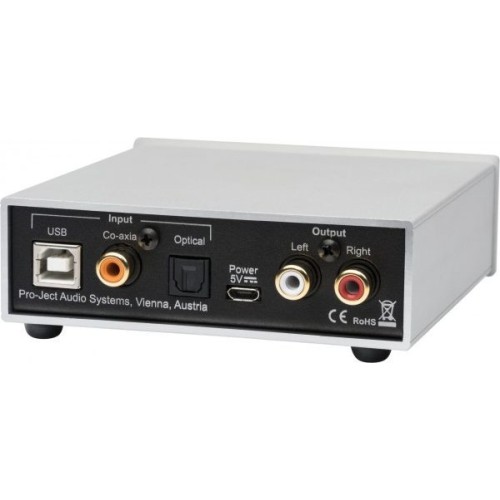 PRO-JECT HEAD BOX S2 DIGITAL AUSINIŲ STIPRINTUVAS SU DAC AUKŠTOS KLASĖS ESS SABRE ESS9038 DAC, DSD64, DSD128 IR DSD256  STANDARTAI 