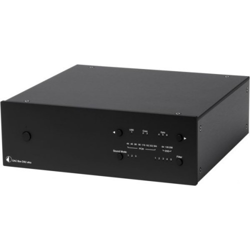 PRO-JECT DAC BOX DS2 ULTRA SKAITMENINIS/ANALOGINIS KONVERTERIS OPTICAL (TOSLINK®) DSD64, DSD128 IR DSD256 PALAIKYMAS 