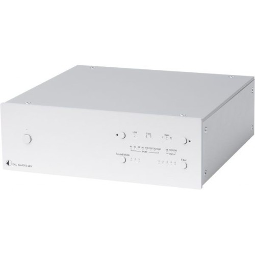 PRO-JECT DAC BOX DS2 ULTRA SKAITMENINIS/ANALOGINIS KONVERTERIS OPTICAL (TOSLINK®) DSD64, DSD128 IR DSD256 PALAIKYMAS 