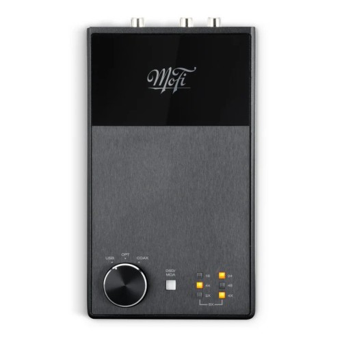 MOFI ELECTRONICS STUDIODAC – AUKŠTOS KOKYBĖS SKAITMENINIO Į ANALOGINĮ SIGNALO KEITIKLIS (DAC). SKAITMENINIAI ĮĖJIMAI: 1 KOAKSIALINIS (S/PDIF), 1 OPTINIS (TOSLINK), 1 USB B.​​ 