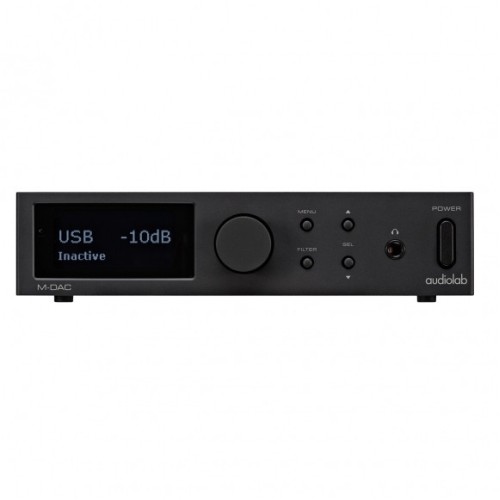 AUDIOLAB M-DAC ASINCHRONINIS D/A KEITIKLIS SU USB PANAUDOTAS ESS SABRE32 9018 32 BITŲ KEITIKLIS. M-DAC PRIIMA SIGNALĄ IKI 24BIT/192KHZ PER SPDIF (COAX) ĮĖJIMĄ 