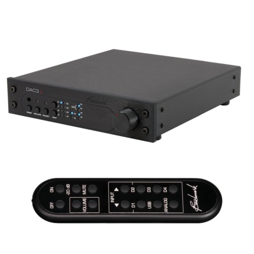 BENCHMARK DAC3 L SKAITMENINIO Į ANALOGINĮ SIGNALĄ KEIČIANTIS AUDIO KONVERTERIS ES9028PRO KONVERTERIS, NATIVE DSD KONVERSIJA, 5 SKAITMENINIAI ĮĖJIMAI, 2 STEREO ANALOGINIAI ĮĖJIMAI (2 RCA), 3 STEREO ANALOGINIAI IŠĖJIMAI (2 RCA, 1 XLR) 