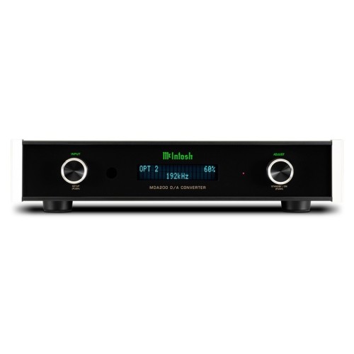 ​MCINTOSH MDA200 –  AUKŠTOS KLASĖS SKAITMENINIS-Į-ANALOGINĮ KEITIKLIS (DAC). SKAITMENINIAI ĮĖJIMAI: 2 KOAKSIALINIAI, 2 OPTINIAI, 1 USB, 1 MCT, 1 HDMI ARC.  AUKŠTOS RAIŠKOS ATKŪRIMAS: DSD512, DXD 384KHZ 