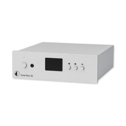 PRO-JECT TUNER BOX S2 MIKRO FM TUNERIS FN DAŽNIAI 87,5 - 108MHZ (50KHZ), THD 0,05% / ΔF 75KHZ, DAŽNIŲ JUOSTA 20HZ - 20KHZ (±1DB) 