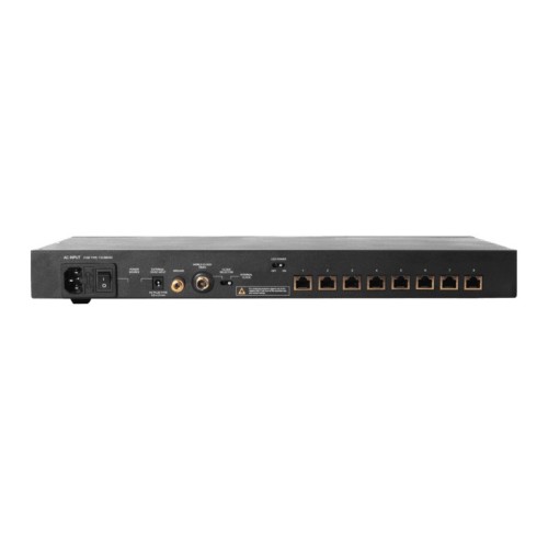 SILENT ANGEL BONN N8 PRO – AUKŠTOS KLASĖS TINKLO JUNGIKLIS, ETHERNET JUNGTYS: 8 × AUKSO DANGA RJ45 GIGABIT ETHERNET PRIEVADAI, IŠDĖSTYTI SIEKIANT SUMAŽINTI ELEKTROMAGNETINIUS TRIKDŽIUS. 