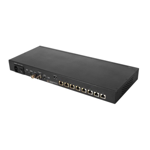 SILENT ANGEL BONN N8 PRO – AUKŠTOS KLASĖS TINKLO JUNGIKLIS, ETHERNET JUNGTYS: 8 × AUKSO DANGA RJ45 GIGABIT ETHERNET PRIEVADAI, IŠDĖSTYTI SIEKIANT SUMAŽINTI ELEKTROMAGNETINIUS TRIKDŽIUS. 
