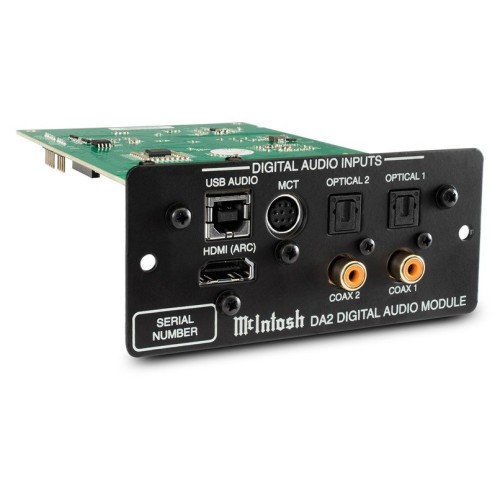 MCINTOSH DA2 – PAŽANGUS SKAITMENINIO GARSO MODULIS SU HDMI (ARC) IR DSD512 PALAIKYMU. 