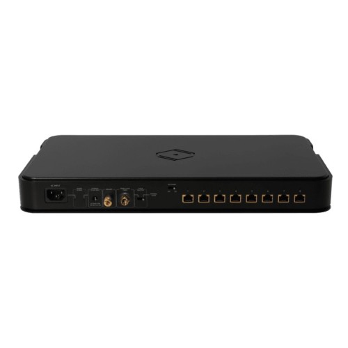 SILENT ANGEL BONN NX – AUKŠTOS KLASĖS TINKLO JUNGIKLIS, PORTŲ SKAIČIUS: 8 × GIGABITINIAI ETHERNET (RJ45), 1 × SFP (PLUOŠTO PRIEVADAS). 