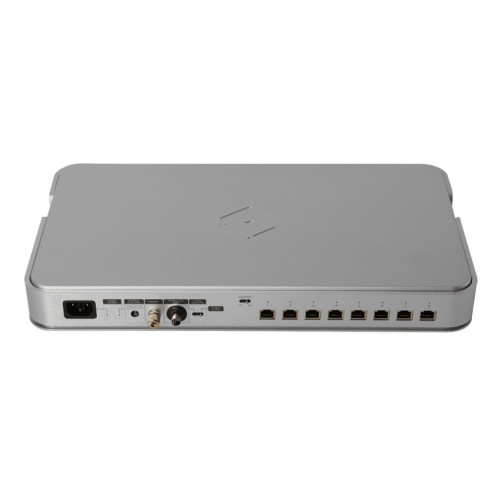 SILENT ANGEL BONN NX – AUKŠTOS KLASĖS TINKLO JUNGIKLIS, PORTŲ SKAIČIUS: 8 × GIGABITINIAI ETHERNET (RJ45), 1 × SFP (PLUOŠTO PRIEVADAS). 