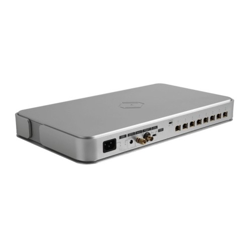 SILENT ANGEL BONN NX – AUKŠTOS KLASĖS TINKLO JUNGIKLIS, PORTŲ SKAIČIUS: 8 × GIGABITINIAI ETHERNET (RJ45), 1 × SFP (PLUOŠTO PRIEVADAS). 
