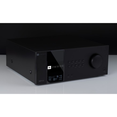 JBL SDP-55 ERDVINIO GARSO PROCESORIUS DAŽNIŲ JUOSTA 20HZ—20KHZ ± 0.1DB,  ĮĖJIMO VARŽA 47KΩ 
