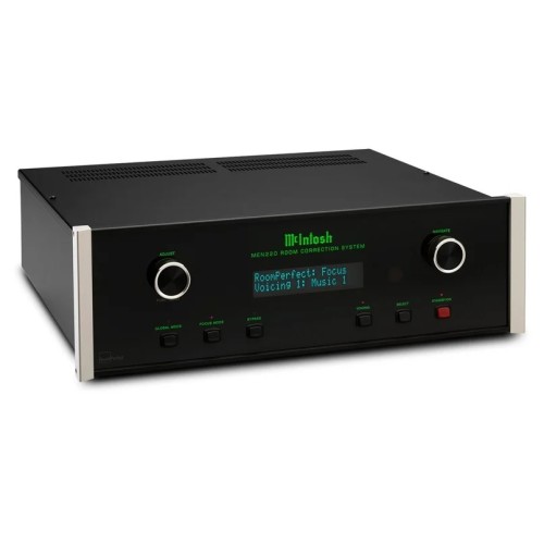 ​​MCINTOSH MEN220 - PAŽANGI KAMBARIO AKUSTIKOS KOREKCIJOS SISTEMA. DAŽNIŲ DIAPAZONAS: +0, -0,5 DB NUO 20 HZ IKI 20 000 HZ. BENDRAS HARMONINIS IŠKRAIPYMAS (THD): 0,002% NUO 20 HZ IKI 20 000 HZ​​. 