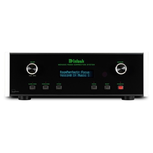 ​​MCINTOSH MEN220 - PAŽANGI KAMBARIO AKUSTIKOS KOREKCIJOS SISTEMA. DAŽNIŲ DIAPAZONAS: +0, -0,5 DB NUO 20 HZ IKI 20 000 HZ. BENDRAS HARMONINIS IŠKRAIPYMAS (THD): 0,002% NUO 20 HZ IKI 20 000 HZ​​. 