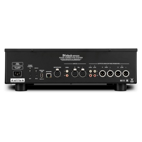 ​​MCINTOSH MEN220 - PAŽANGI KAMBARIO AKUSTIKOS KOREKCIJOS SISTEMA. DAŽNIŲ DIAPAZONAS: +0, -0,5 DB NUO 20 HZ IKI 20 000 HZ. BENDRAS HARMONINIS IŠKRAIPYMAS (THD): 0,002% NUO 20 HZ IKI 20 000 HZ​​. 