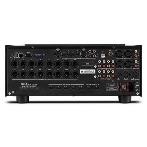 ​MCINTOSH MX180 – AUKŠČIAUSIOS KLASĖS 8K A/V PROCESORIUS. 8K IR 4K VAIZDO PALAIKYMAS. PLATUS HDR FORMATŲ PALAIKYMAS. IŠPLĖSTINĖS HDMI FUNKCIJOS.  