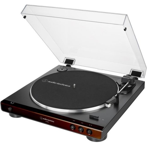 AUDIO-TECHNICA AT-LP60X, AUTOMATINIS PATEFONAS GREITIS: 33-1/3 APS/MIN, 45 APS/MIN, INTEGRUOTA DUAL MAGNET™ TECHNOLOGIJA, DIRŽINĖ PAVARA 