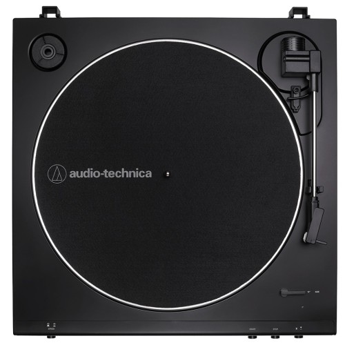 AUDIO-TECHNICA AT-LP60XUSB AUTOMATINIS PATEFONAS SU DIRŽINE PAVARA GREIČIAI 33-1/3 APS/MIN, 45 APS/MIN. S/N DAŽNIS: >50 DB (DIN-B)  